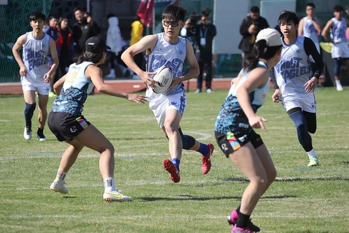 成都世运会）腰旗橄榄球——女子半决赛：美国队胜奥地利队(图1)