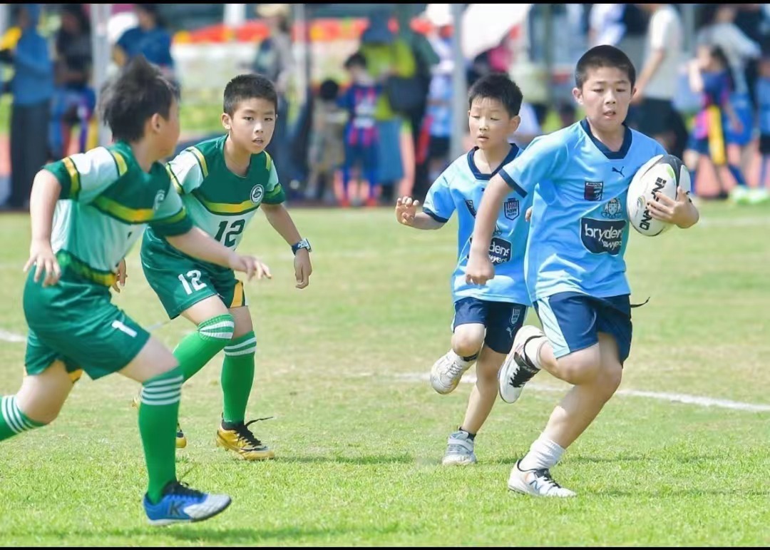 福州市第62届中小学生运动会橄榄球比赛举行(图1)