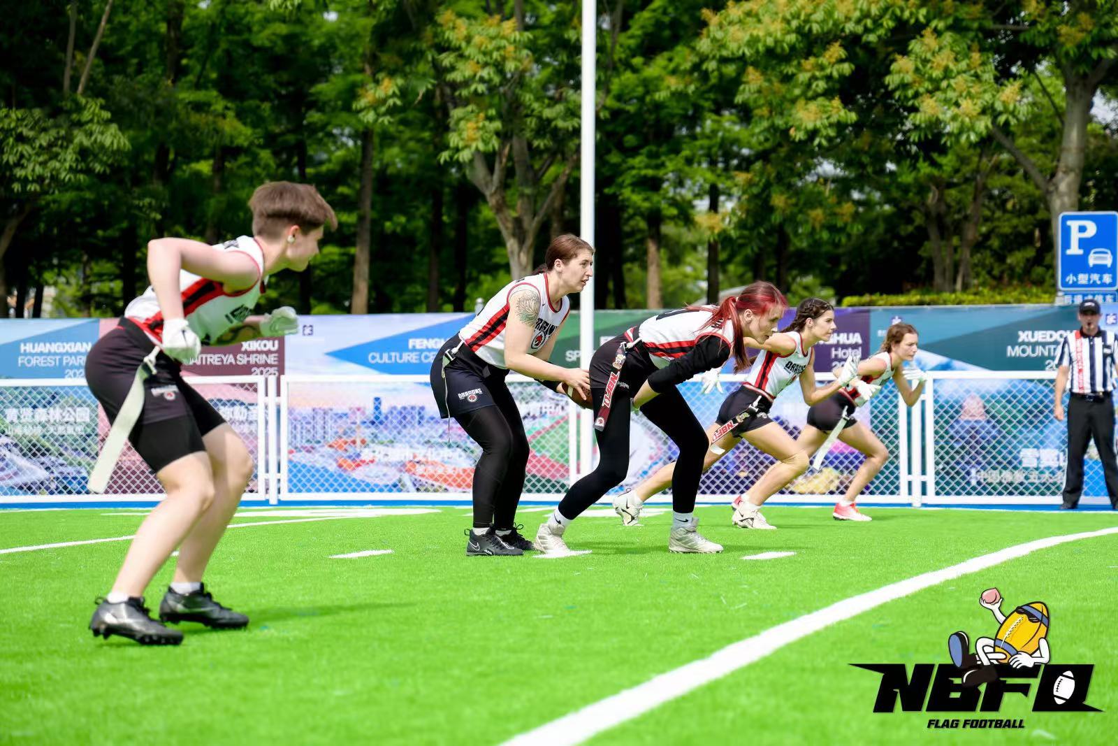 以“体”为媒促进国际交流！雪窦山·2025宁波腰旗橄榄球公开赛在宁波奉化顺利落幕(图1)